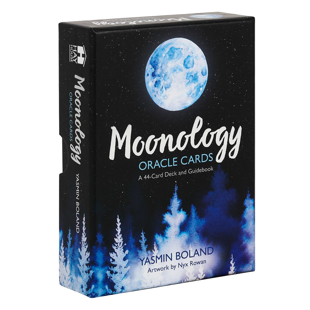 Moonology Oracle Cards with white background
