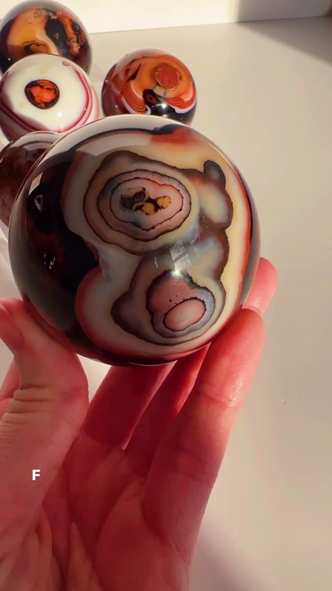 Silky Agate Sphere | F