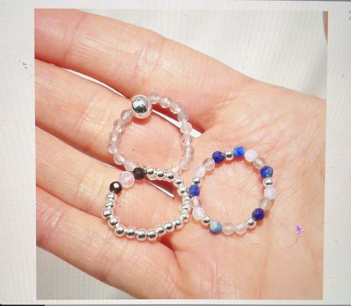 Northern Lights Gemstone Ring Set